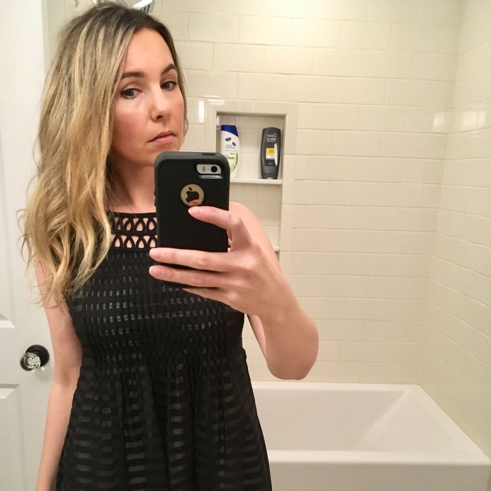 Cynthia steffe black cocktail dress